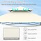 Multi-functional Outdoor Double-Tiered Grill Gazebo Canopy with 2 Side Shelves and 7 Hooks